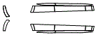 Rocker Panel Kit pattern for the 2024 Mercedes Benz GLC Coupe