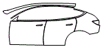 Door and Rear Fender Kit pattern for the 2027 Tesla Model Y