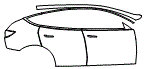 Door and Rear Fender Kit pattern for the 2027 Tesla Model Y