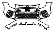 Bumper Kit pattern for the 2026 MINI Countryman