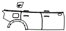 Door and Rear Fender Kit pattern for the 2026 MINI Countryman