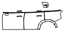 Door and Rear Fender Kit pattern for the 2026 MINI Countryman