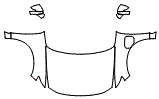 Full Hood, Fender and Mirror Kit pattern for the 2026 Honda Prologue