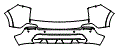 Rear Bumper Kit pattern for the 2026 Honda Prologue