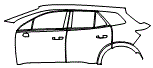 Rear Fender and Door Kit pattern for the 2026 Honda Prologue