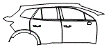 Rear Fender and Door Kit pattern for the 2026 Honda Prologue