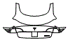 Trunk Lid Kit pattern for the 2024 Tesla Model 3 (Previous Generation)