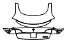 Trunk Lid Kit pattern for the 2024 Tesla Model 3 (Previous Generation)