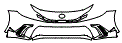 Bumper Kit pattern for the 2026 Toyota Camry
