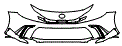 Bumper Kit pattern for the 2026 Toyota Camry