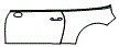 Door and Rear Fender Kit pattern for the 2026 MINI Cooper 2 Door