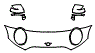 Hood and Mirror Kit pattern for the 2026 MINI Cooper 2 Door