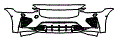 Bumper Kit pattern for the 2025 Volvo S60