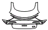 Trunk Lid Kit pattern for the 2024 Tesla Model 3 (New Generation)