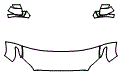 Hood, Fender and Mirror Kit pattern for the 2026 Toyota Tundra