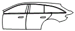 Door and Rear Fender Kit pattern for the 2027 Mercedes Benz E-Class