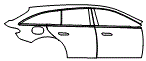 Door and Rear Fender Kit pattern for the 2027 Mercedes Benz E-Class