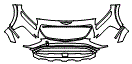 Bumper Kit pattern for the 2027 Genesis GV80