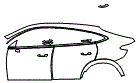 Door and Rear Fender Kit pattern for the 2027 Mercedes Benz GLC Coupe
