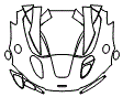 Trunk Lid Kit pattern for the 2027 McLaren Artura