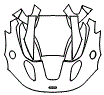 Trunk Lid Kit pattern for the 2027 McLaren Artura
