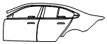 Door and Rear Fender Kit pattern for the 2027 BMW 5 Series