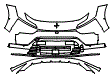 Bumper Kit pattern for the 2026 Polestar Polestar 4