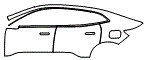 Door and Rear Fender Kit pattern for the 2026 Polestar Polestar 4