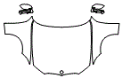 Full Hood, Fender and Mirror Kit pattern for the 2023 BMW 3 Series