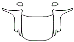 Full Hood, Fender and Mirror Kit pattern for the 2023 GMC Canyon