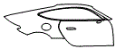 Door and Rear Fender Kit pattern for the 2027 Mercedes Benz AMG GT