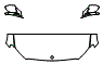 Hood, Fender and Mirror Kit pattern for the 2027 Mercedes Benz E-Class