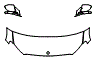 Hood, Fender and Mirror Kit pattern for the 2027 Mercedes Benz E-Class