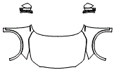 Full Hood, Fender and Mirror Kit pattern for the 2026 Acura MDX