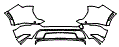 Rear Bumper Kit pattern for the 2026 Chevrolet Equinox EV