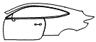 Door and Rear Fender Kit pattern for the 2027 Mercedes Benz CLE Coupe