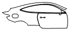 Door and Rear Fender Kit pattern for the 2027 Mercedes Benz CLE Coupe