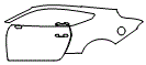 Door and Rear Fender Kit pattern for the 2026 Ford Mustang