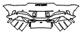 Rear Bumper Kit pattern for the 2026 Aston Martin Vantage