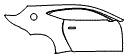 Door and Rear Fender Kit pattern for the 2026 Aston Martin Vantage
