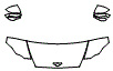 Hood, Fender and Mirror Kit pattern for the 2027 Bentley Continental GT