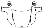 Full Hood, Fender and Mirror Kit pattern for the 2027 Bentley Continental GTC