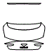 Trunk Lid Kit pattern for the 2025 Bentley Continental GT