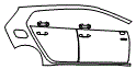 Door and Rear Fender Kit pattern for the 2026 Volkswagen Golf GTI