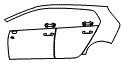Door and Rear Fender Kit pattern for the 2026 Volkswagen Golf R