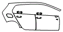 Door and Rear Fender Kit pattern for the 2026 Volkswagen Golf R