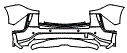 Rear Bumper Kit pattern for the 2027 Cadillac Lyriq