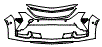 Bumper Kit pattern for the 2026 Cadillac CT5