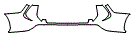 Rear Bumper Kit pattern for the 2026 Toyota Highlander