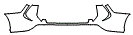 Rear Bumper Kit pattern for the 2026 Toyota Highlander